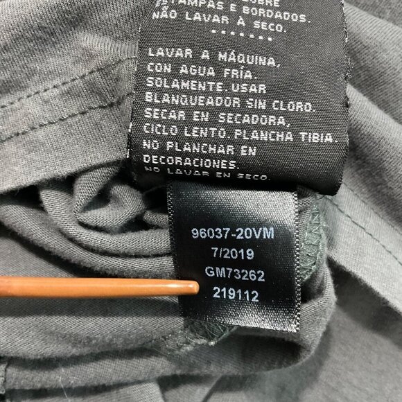 Harley-Davidson Y2K T-Shirt Mens L Big Eagle Retro Gray Black 100% Cotton Mexico - Picture 6 of 9